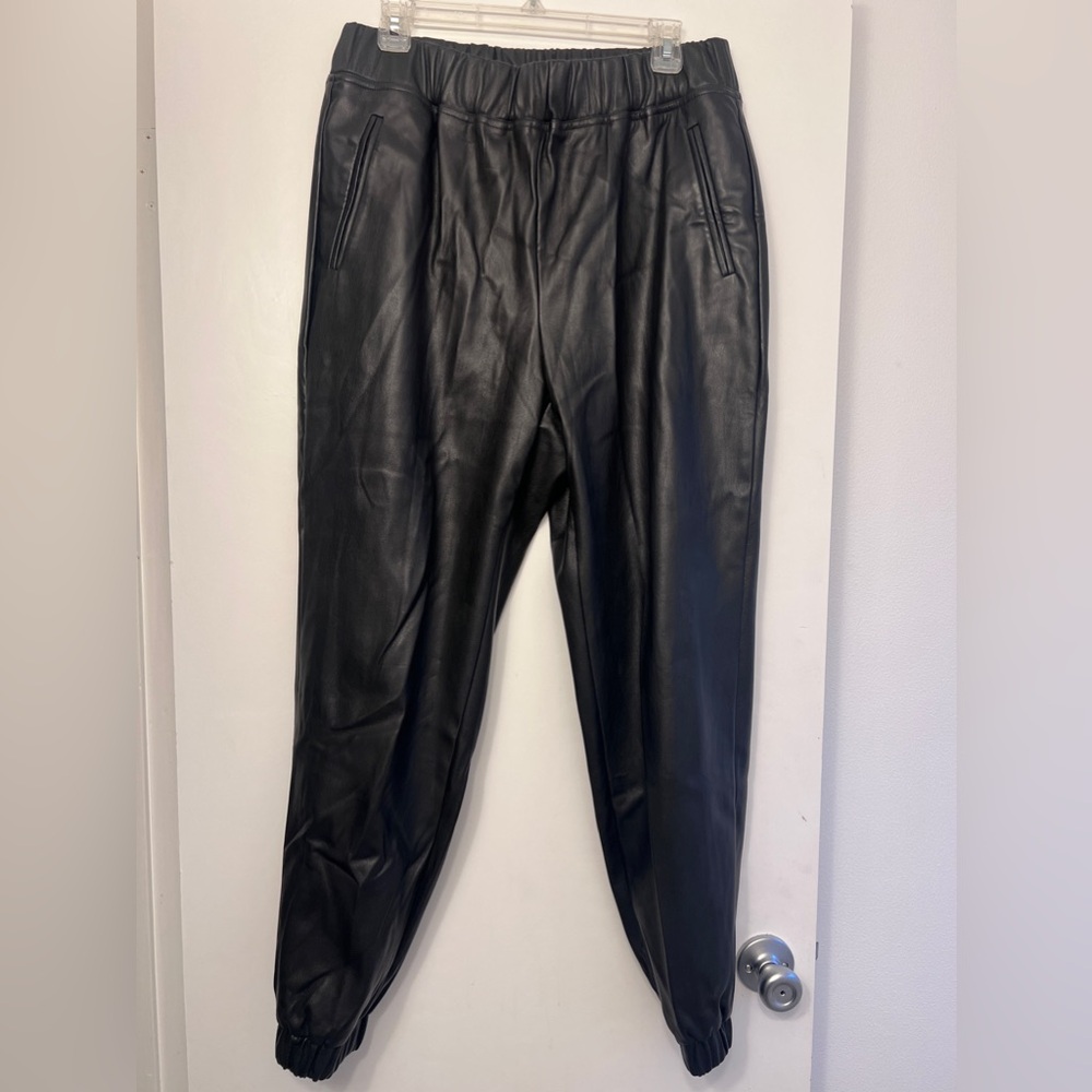 INC Pleather Joggers